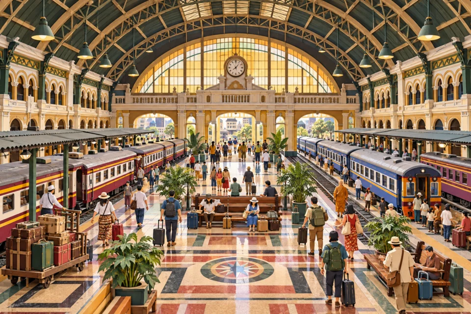 Hua Lamphong Railway Station · Design B · AI DEMO
