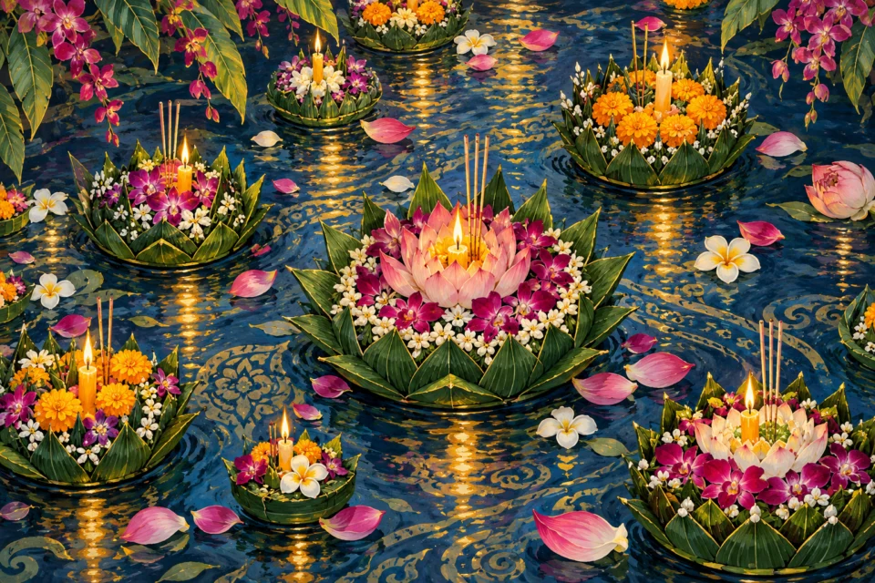 สวนกระทงดอกไม้ / Botanical Craft