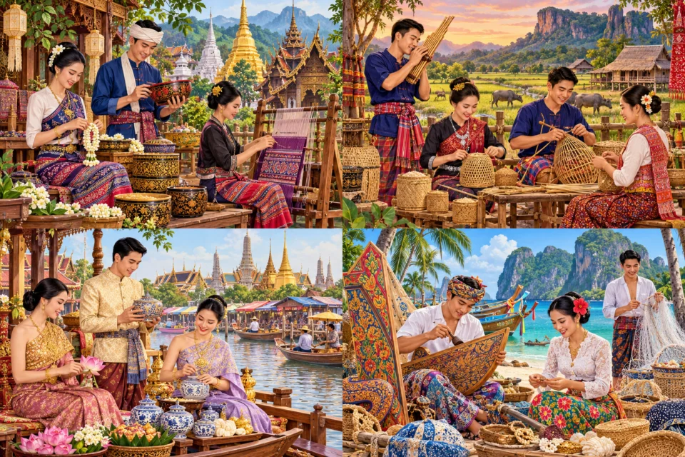 Thai Regional Dress and Textiles · Design B · AI DEMO