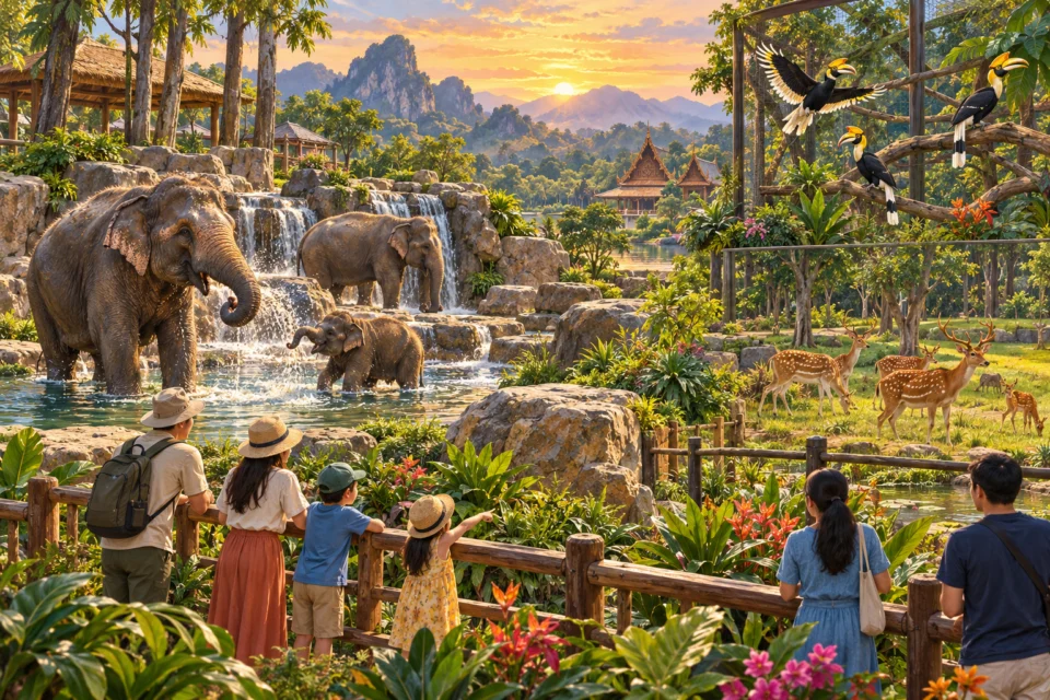 โลกสัตว์ในสวนสัตว์ไทย