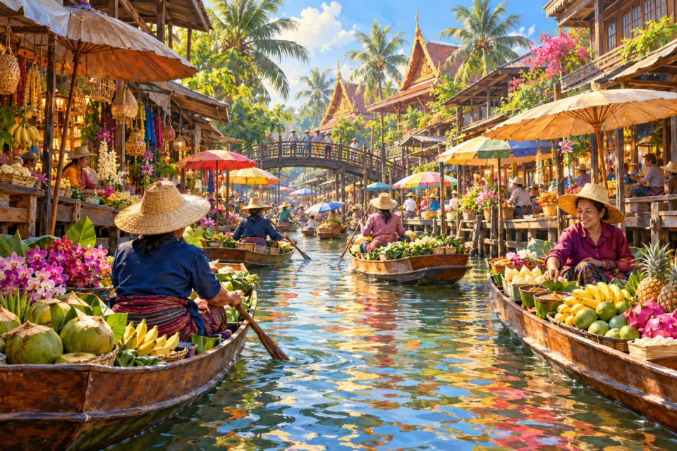 ตลาดน้ำดำเนินสะดวก