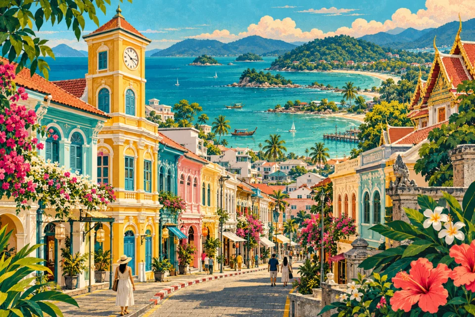 เมืองเก่าภูเก็ต / กราฟิกร่วมสมัย