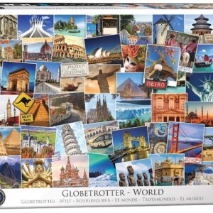 จิ๊กซอว์ 1000 ชิ้น Eurographics Globetrotter-World # 0751