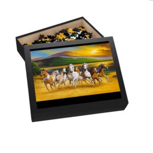 จิ๊กซอว์ 500 ชิ้น Silapin ภาพม้า 8 ตัว แบบที่ 2 #B003