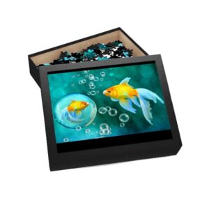 จิ๊กซอว์ 500 ชิ้น Silapin ภาพปลาทอง 2 ตัว #B007