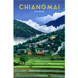 จิ๊กซอว์ 1000 ชิ้น A journey in Posters - Rice Season, Chaing Mai - Image 2