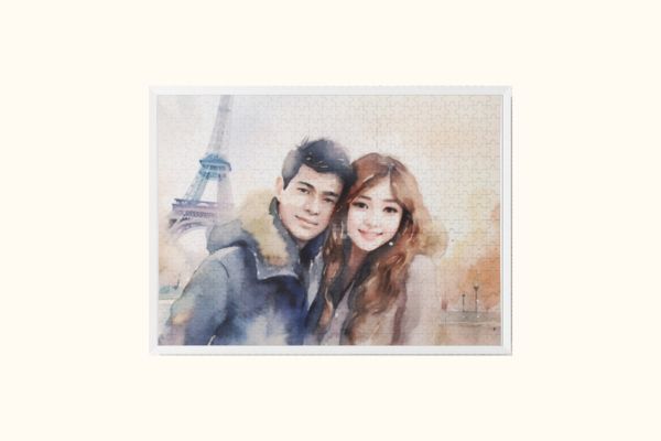 จิ๊กซอว์รูปตัวเองพร้อมกรอบ 500 ชิ้น