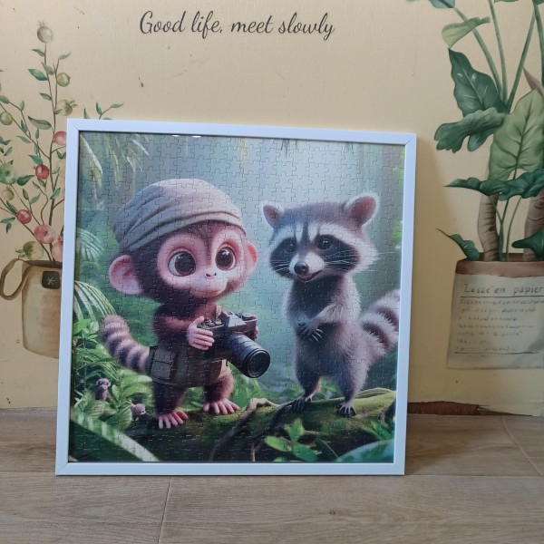 จิ๊กซอว์สี่เหลี่ยมจัตุรัส สั่งทำรูปตัวเอง